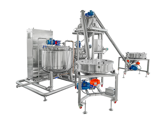 Варочно-смесительное оборудование с системой автоматического взвешивания