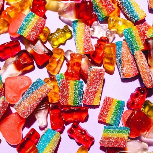 Продукция, изготовленная на нашей линии по производству мармеладных конфет