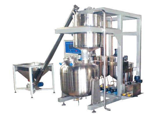 Варочная растворительная ёмкость с системой автоматического взвешивания